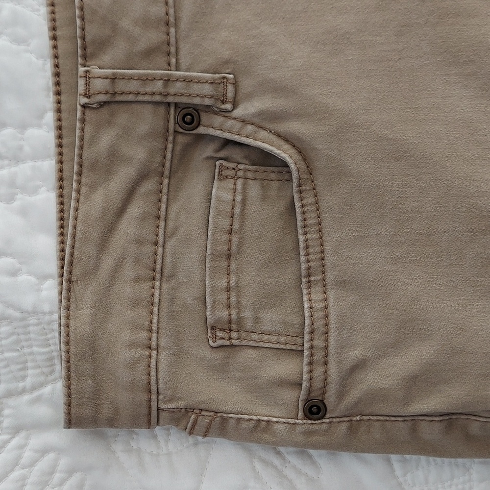 - Sonoma Women's Mid Rise Tan Skinny Stretchy Jegging Pants, Size 14, Like New - Picture 2 of 9